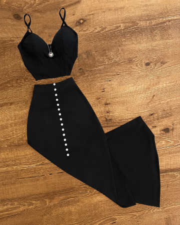 Treninguri și Compleuri - Set Tropical - Black