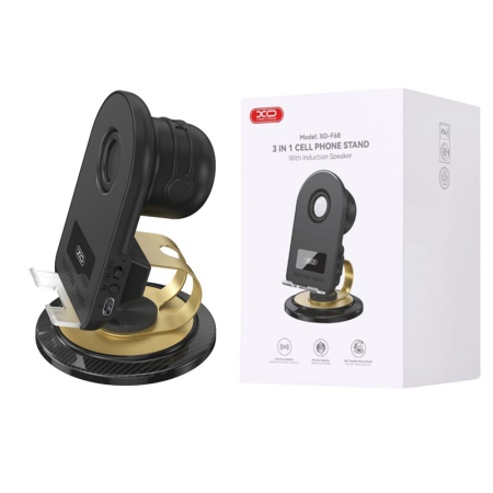 Suport multifuncțional 4 în 1 pentru telefon cu încărcare wireless și boxă [2]