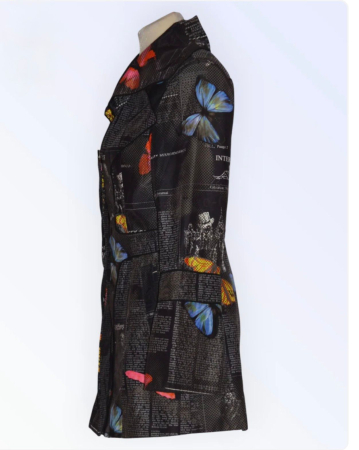 Trench Butterfly Headlines - Negru [2]