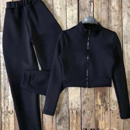 Treninguri si Compleuri - Trening Athleisure - Negru