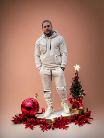 Treninguri si Compleuri - Trening Ballamy barbat- ALB - AndraRose Styles