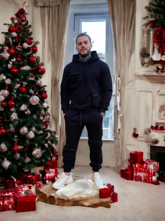 Treninguri si Compleuri - Trening Ballamy barbat- NEGRU - AndraRose Styles