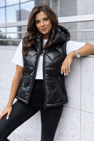 Geci si jachete - Vestă Brandy – Negru