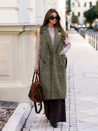 Vesta lunga din lână - Herritage Wool Vest [1]