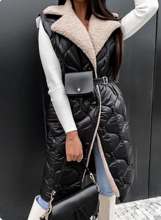 Geci si jachete - Vesta neagra Donatella