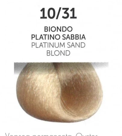 Vopsea permanenta - ITALIA Coloring Cream 100 ml - PLATINUM SAND BLOND  10/31 [1]