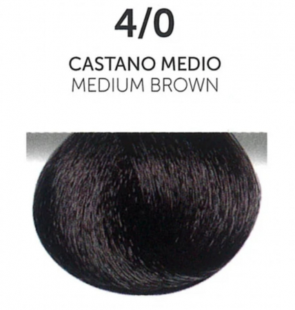 Vopsea permanenta - ITALIA Professional Hair Coloring Cream 100 ml - MEDIUM BROWN 4/0 [1]