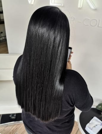 Îngrijire personală și cosmetice - Vopsea permanenta  - ITALIA Professional Hair Coloring Cream 100 ml - BLACK 1/0