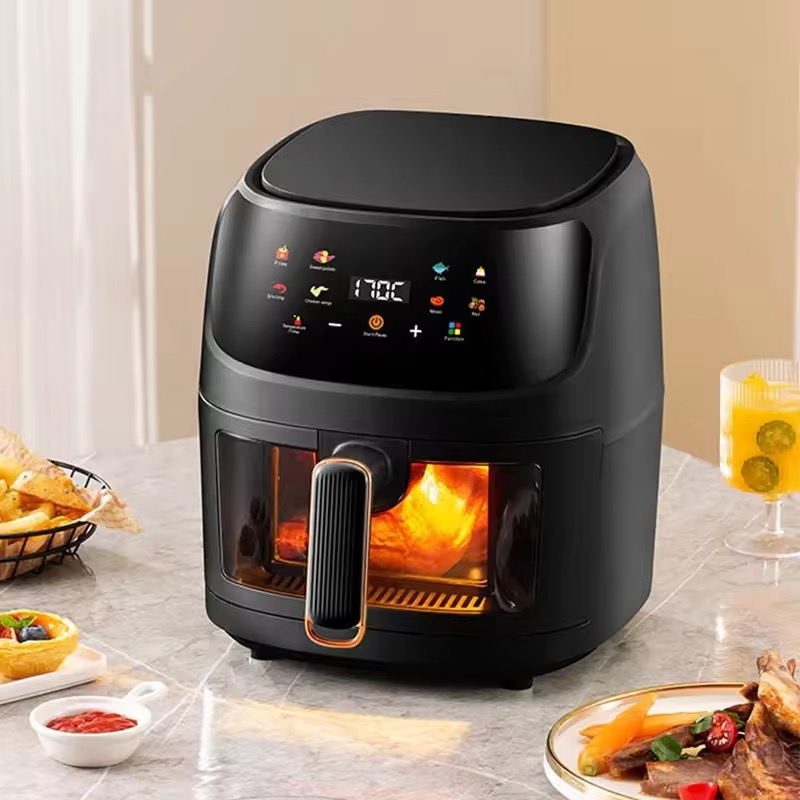 AndraRose Styles Air Fryer Digital Negru, 8L