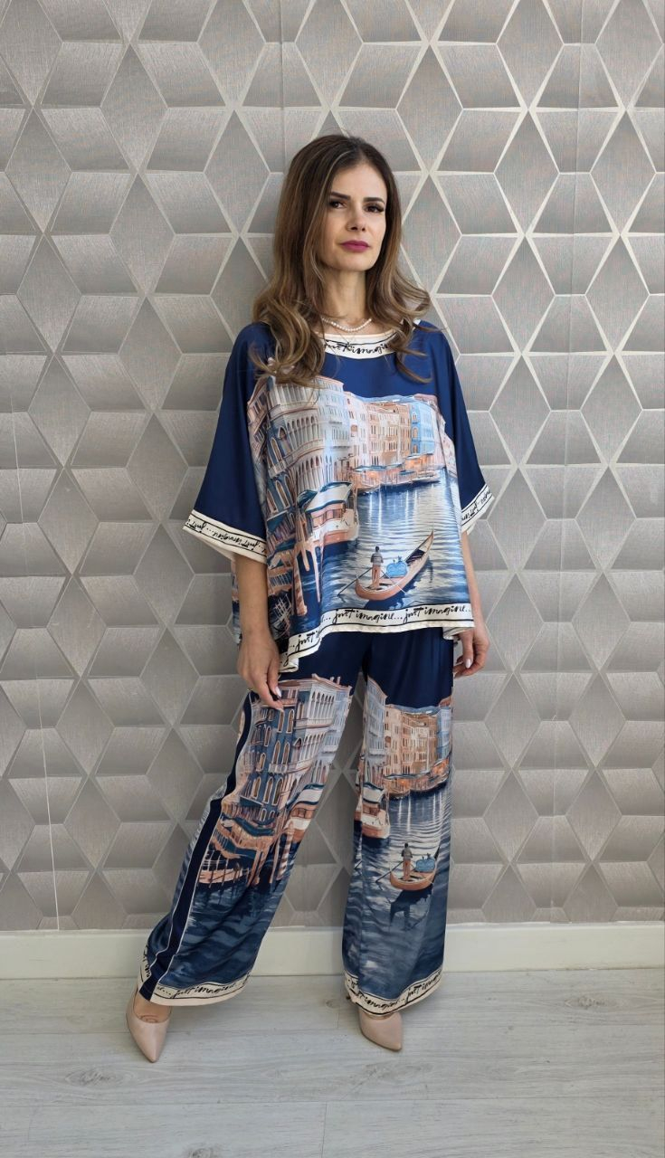 AndraRose Styles Compleu - Venice Escape XL, Bleumarin