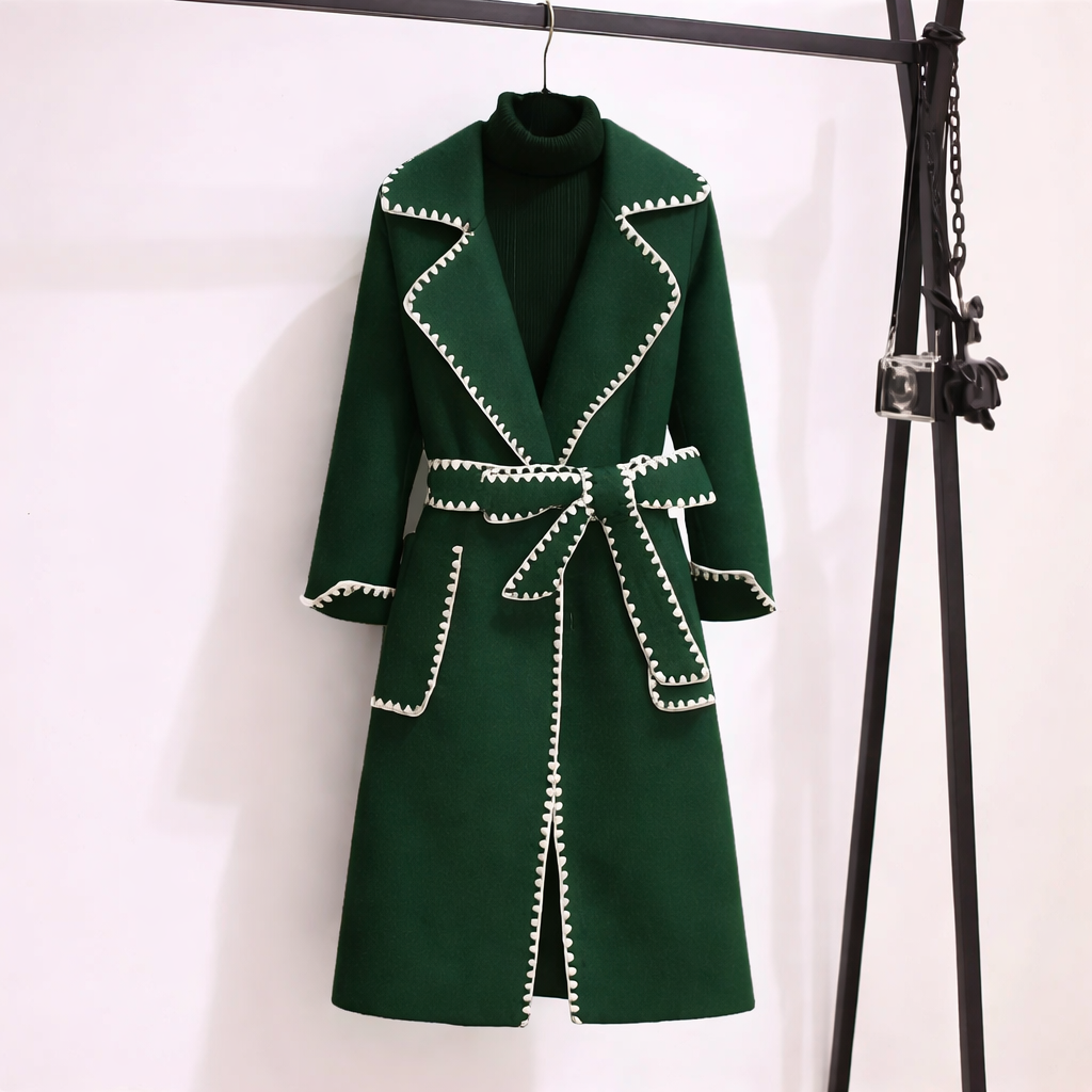 s pen Palton Chic S, Verde
