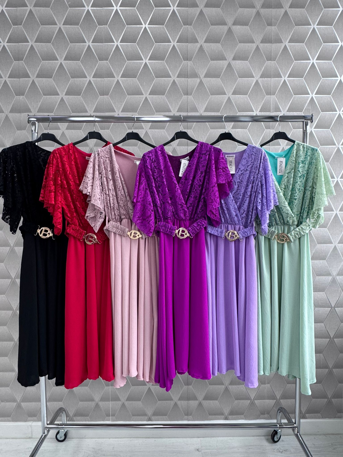 AndraRose Styles Rochie Belle XL, Verde Menta