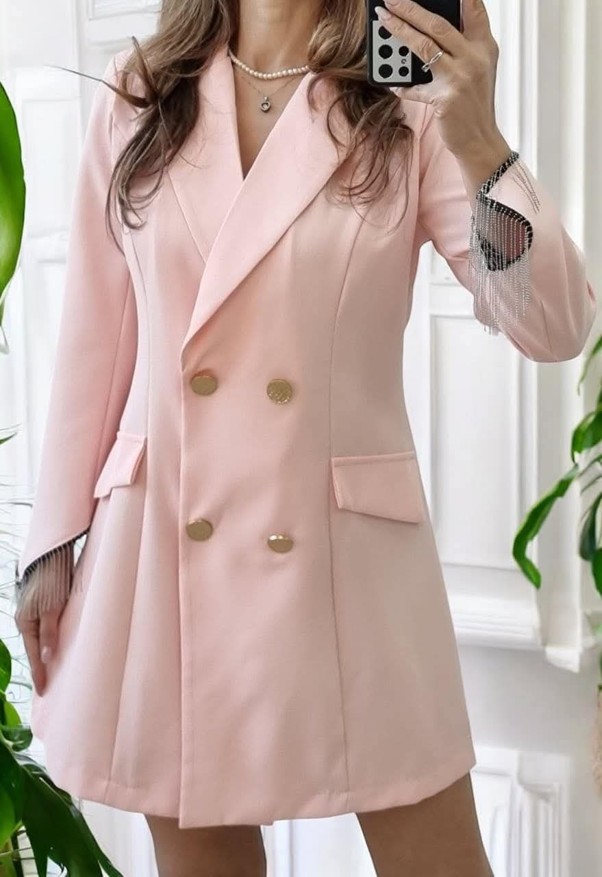 AndraRose Styles Rochie Sacou - Blush Boss M, Bej