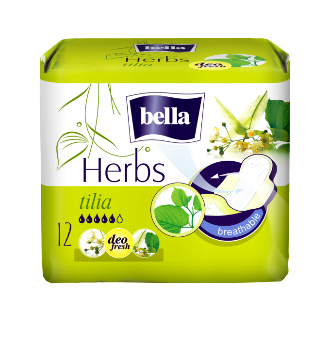 Absorbante Bella Herbs Floare De Tei 12 buc. [1]