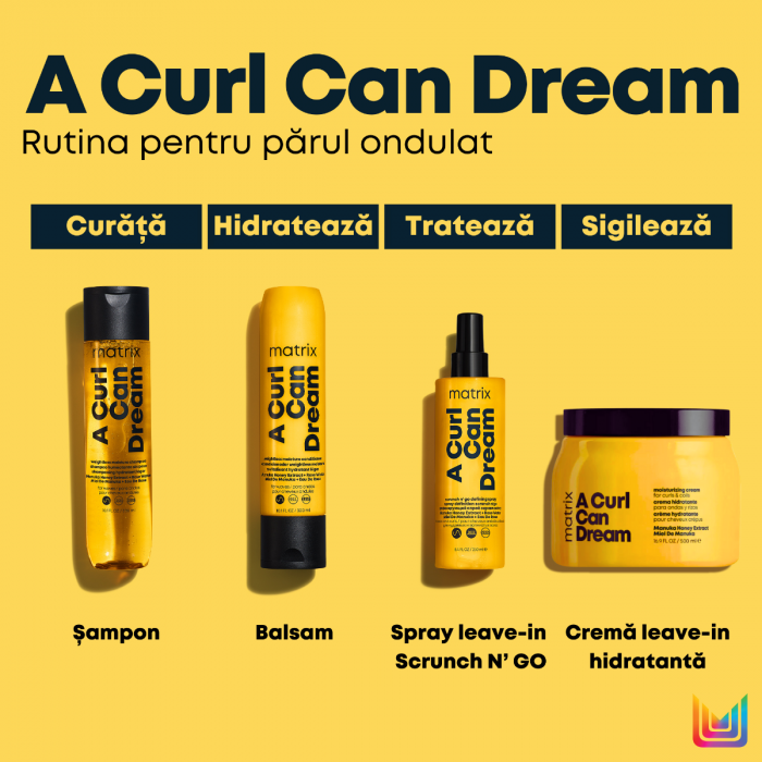 Balsam Matrix Total Results A Curl Can Dream pentru Par Ondulat 300ml [4]