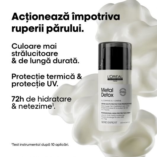 Crema de par L’Oreal Professionnel Serie Expert Metal Detox cu protectie termica si UV 100ml [2]