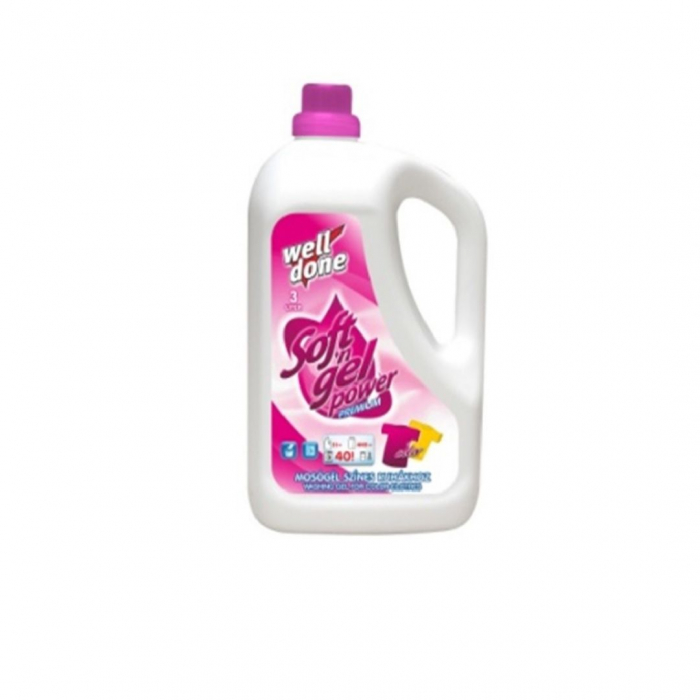 Detergent Lichid Well Done Tesaturi Colorate Soft'n Gel 1500 ml [1]