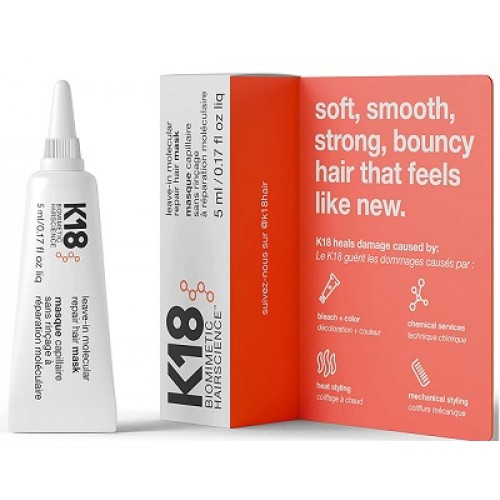 K18 - Masca pentru par reparatoare Leave In - Leave-in Molecular Repair Hair Mask 5ml [1]