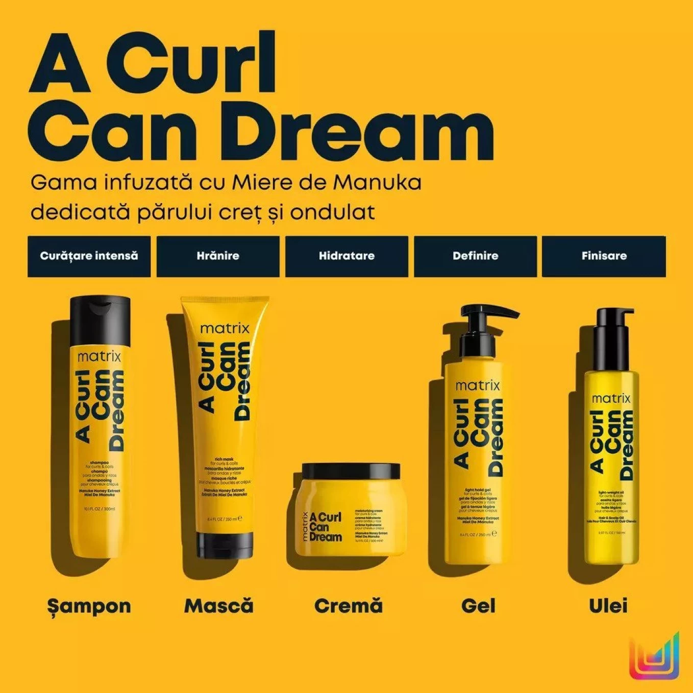 Masca De Par Matrix Total Results A Curl Can Dream Pentru Par Ondulat Si Cret 280ml [3]