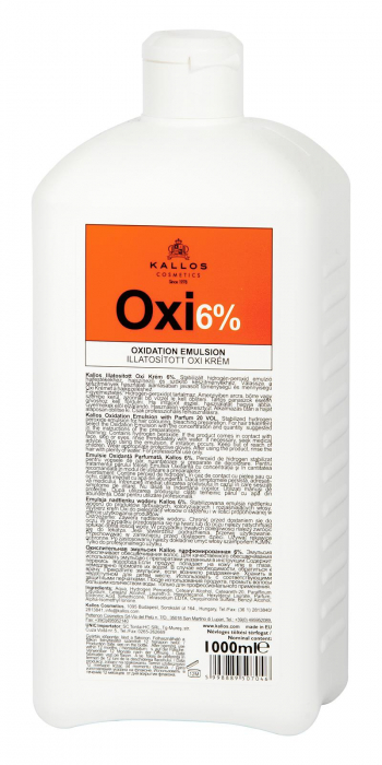 Oxidant Kallos Parfumat 6% 1000 ml [1]