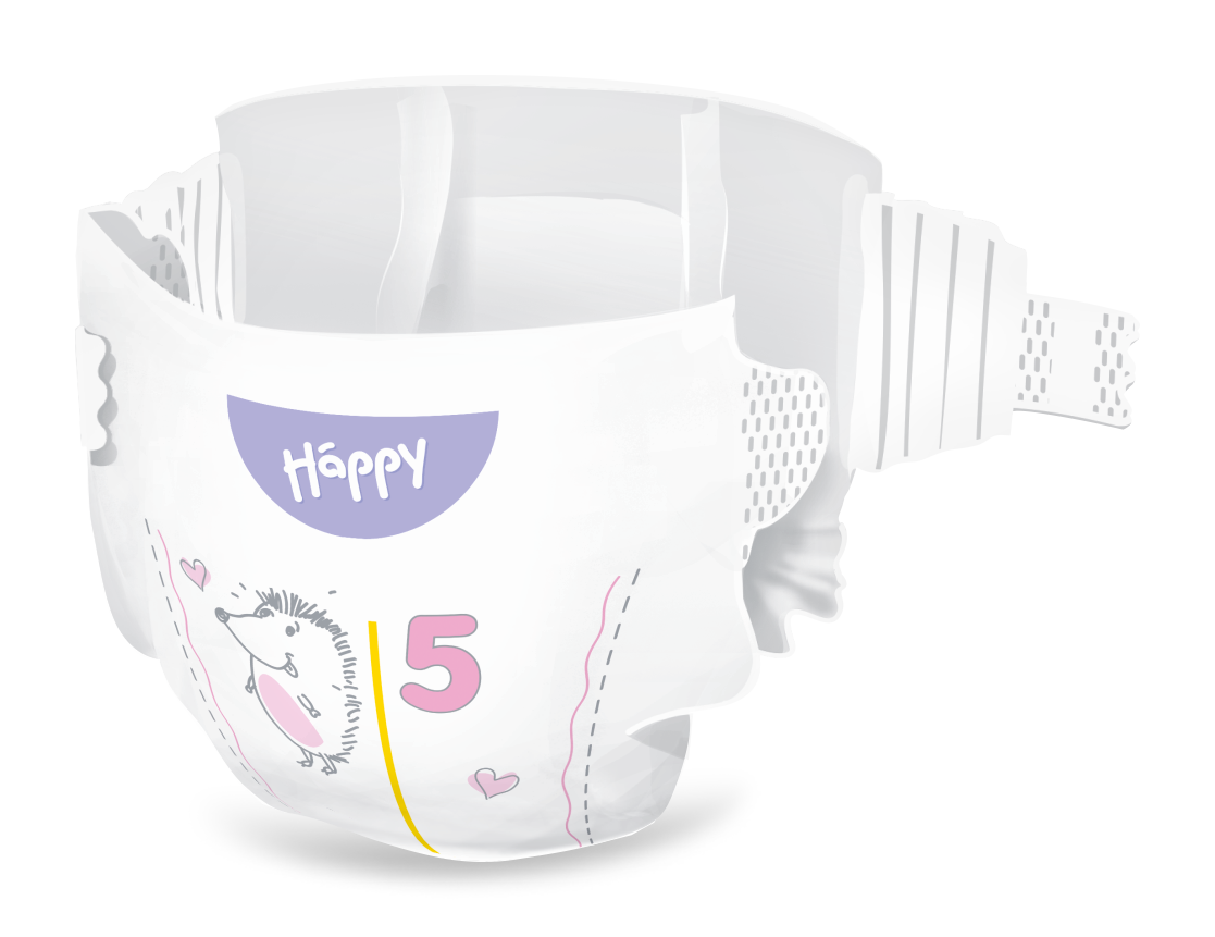 Scutece Happy 5 Big Pack Junior 11-18kg 52 buc. [2]