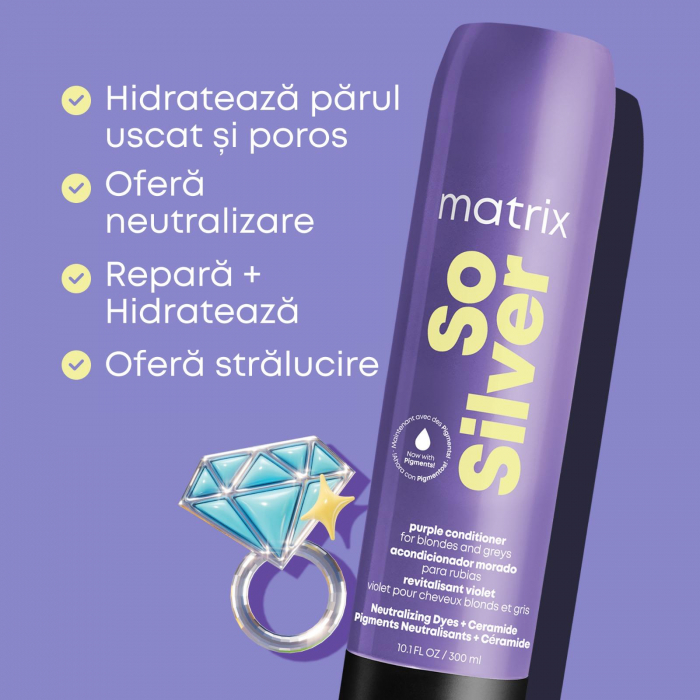 Trusa Matrix So Silver - Set Pentru par blond [3]