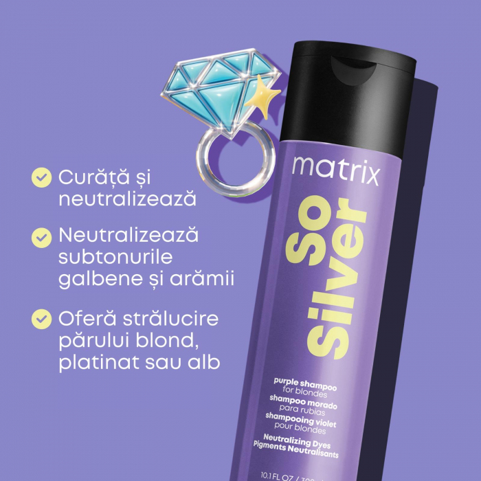 Trusa Matrix So Silver - Set Pentru par blond [4]