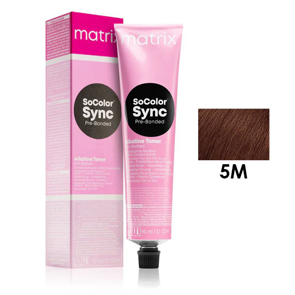 Vopsea Matrix Color Sync 5M Saten Deschis Moca 90 ml [2]