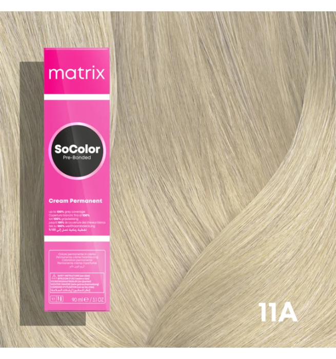 Vopsea Matrix Socolor Beauty 11A Blond Extra Deschis Cenusiu 90 ml [2]