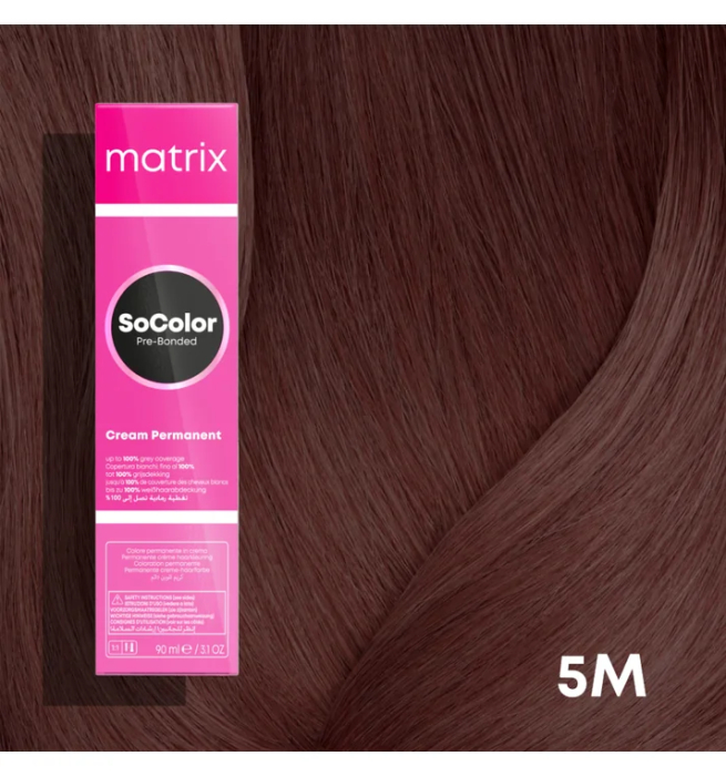 Vopsea Matrix Socolor Beauty 5M Saten Deschis Mocha 90 ml [2]