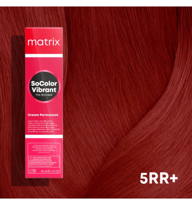 Vopsea Matrix Socolor Beauty 5RR+ Saten Deschis Rosu Rosu 90 ml [2]