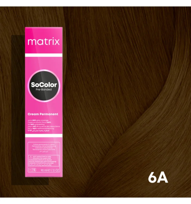 Vopsea Matrix Socolor Beauty 6A Blond Inchis Cenusiu 90 ml [2]