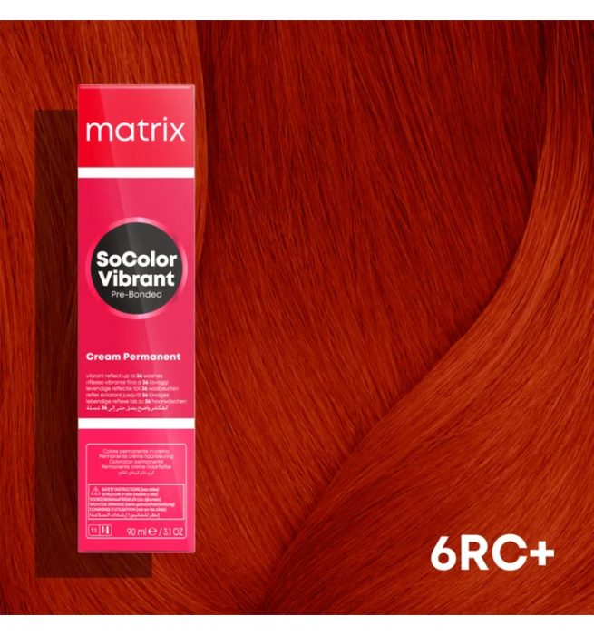 Vopsea Matrix Socolor Beauty 6RC+ Blond Inchis Rosu Cupru 90 ml [2]