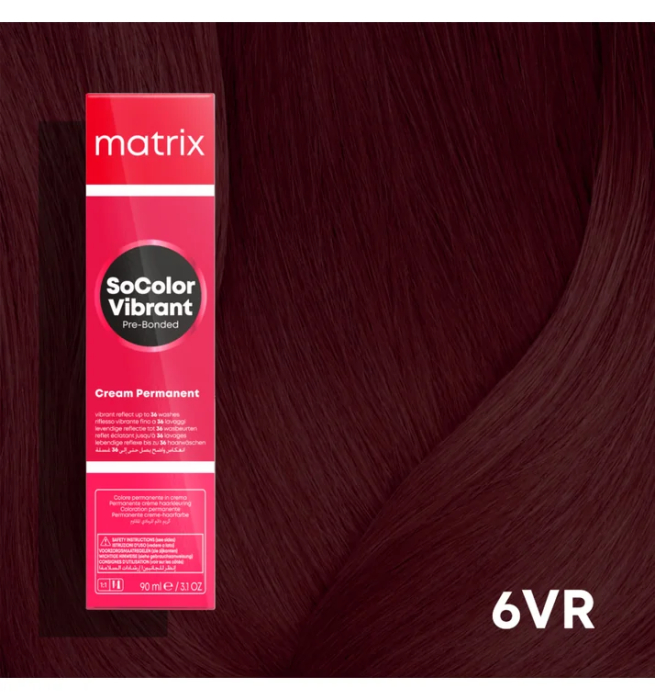 Vopsea Matrix Socolor Beauty 6VR Blond Inchis Violet Rosu 90 ml [2]