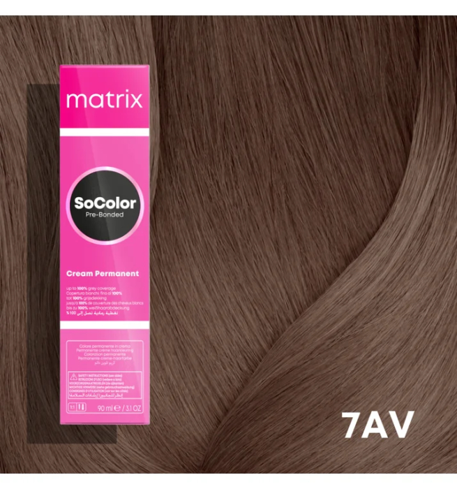 Vopsea Matrix Socolor Beauty 7AV Blond Mediu Cenusiu Violet 90 ml [2]