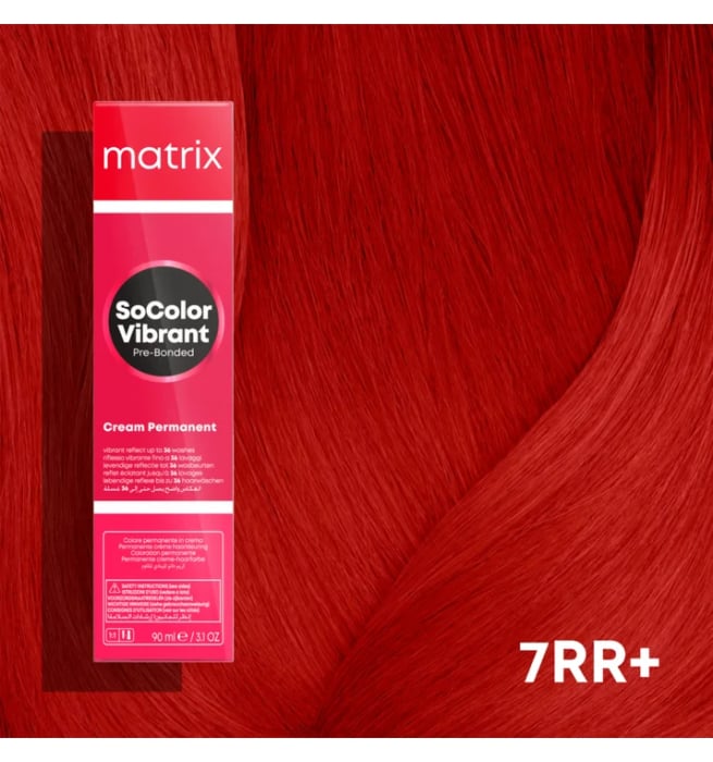 Vopsea Matrix Socolor Beauty 7RR+ Blond Mediu Rosu Rosu 90 ml [2]