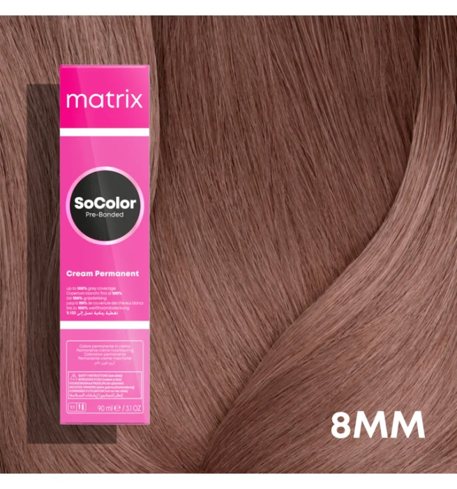 Vopsea Matrix Socolor Beauty 8MM Blond Deschis Moca Moca 90 ml [2]