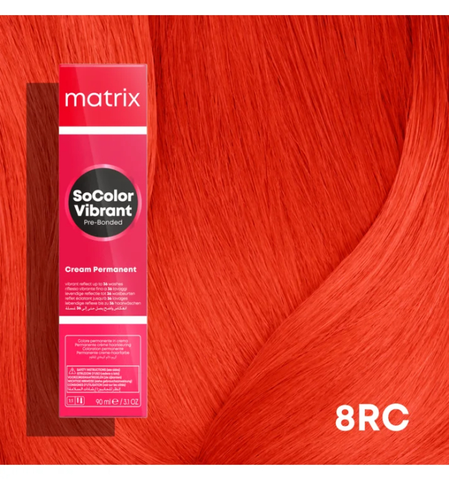 Vopsea Matrix Socolor Beauty 8RC Blond Deschis Rosu Cupru 90 ml [2]