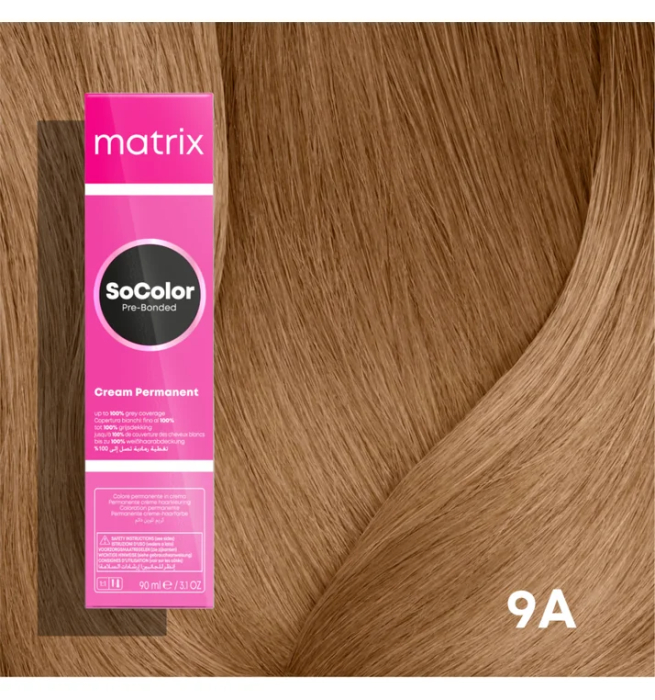 Vopsea Matrix Socolor Beauty 9A Blond Foarte Deschis Cenusiu 90 ml [2]