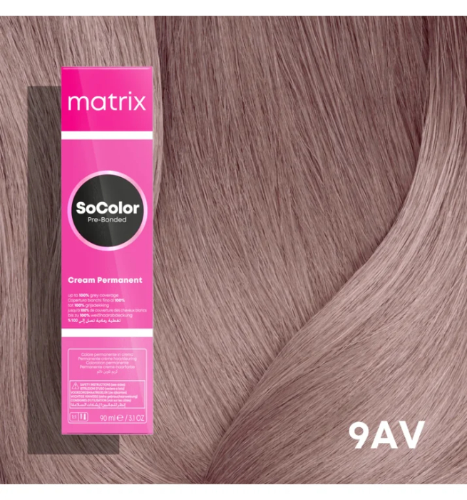 Vopsea Matrix Socolor Beauty 9AV Blond Foarte Deschis Cenusiu Violet 90 ml [2]