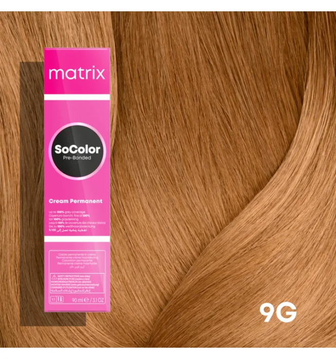 Vopsea Matrix Socolor Beauty 9G Blond Foarte Deschis Auriu 90 ml [2]