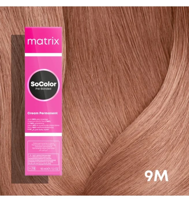 Vopsea Matrix Socolor Beauty 9M Blond Foarte Deschis Moca 90 ml [2]
