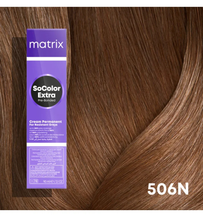 Vopsea Matrix Socolor Beauty Extra Coverage 506N Blond Inchis Natural 90 ml [2]