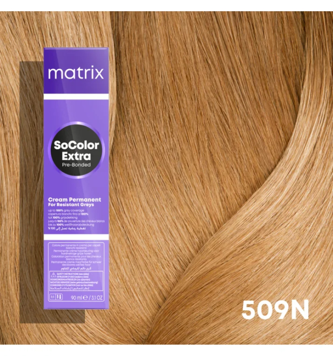 Vopsea Matrix Socolor Beauty Extra Coverage 509N Blond Foarte Deschis Natural 90 ml [2]