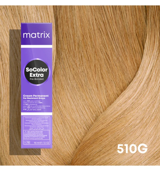 Vopsea Matrix Socolor Beauty Extra Coverage 510G Blond Foarte Foarte Deschis Auriu 90 ml [2]