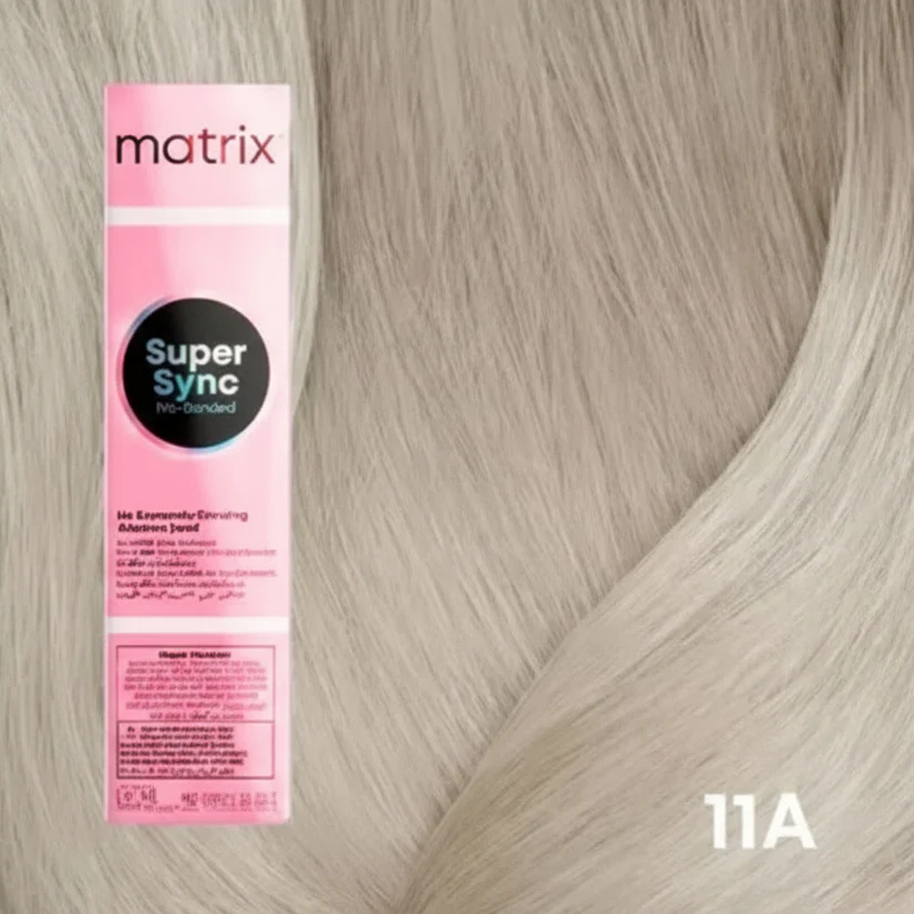 Vopsea Matrix Super Sync 11A Blond Extra Deschis Cenusiu 90 ml [2]