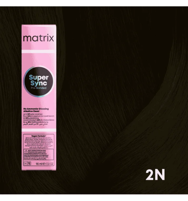 Vopsea Matrix Super Sync 2N Brun Natural 90ml [2]