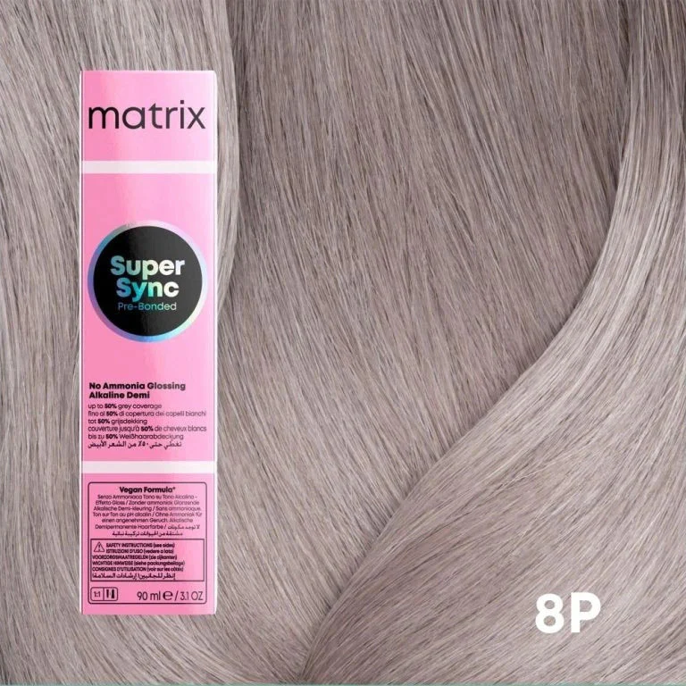 Vopsea Matrix Super Sync 8P Blond Deschis Perla 90 ml [2]