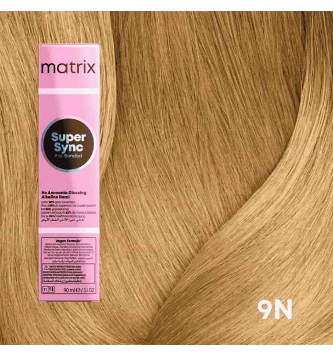 Vopsea Matrix Super Sync 9N Blond Foarte Deschis Natural 90ml [2]