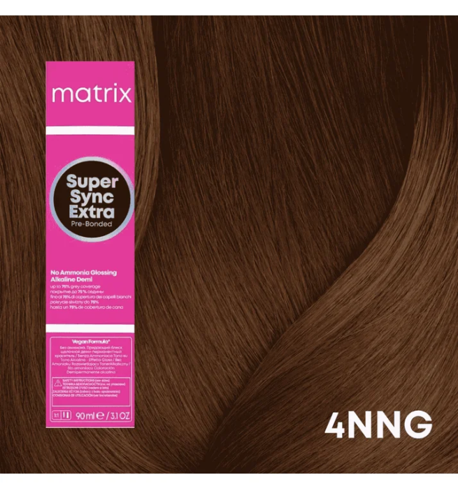 Vopsea Matrix Super Sync Extra 4NNG -Castaniu Natural Natural Gold 90ml [2]